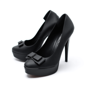 Black Heeled Sandals - Image 2