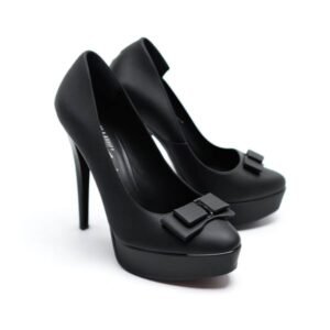 Black Heeled Sandals - Image 1
